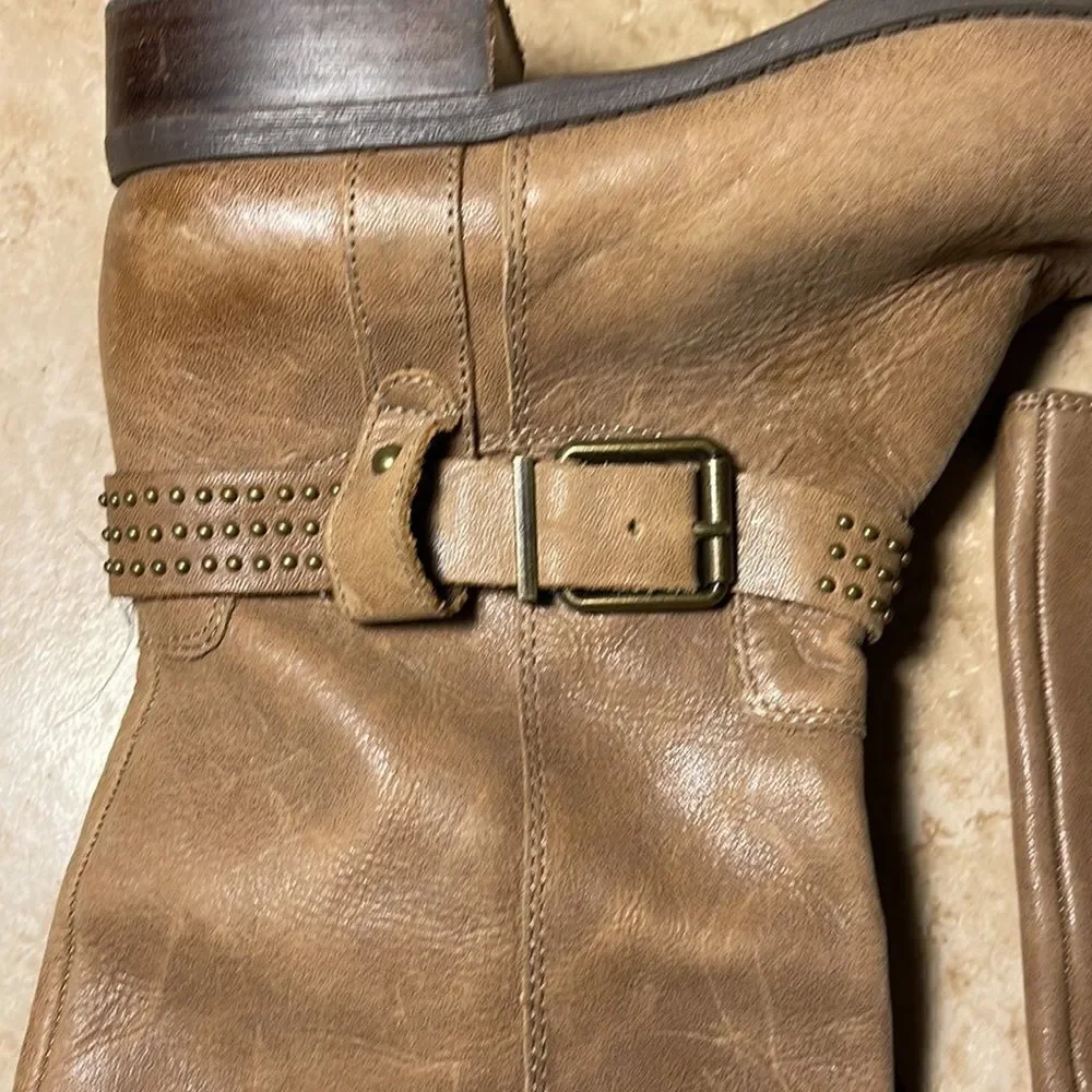 Jessica Simpson Tan leather boot - Picture 3 of 4